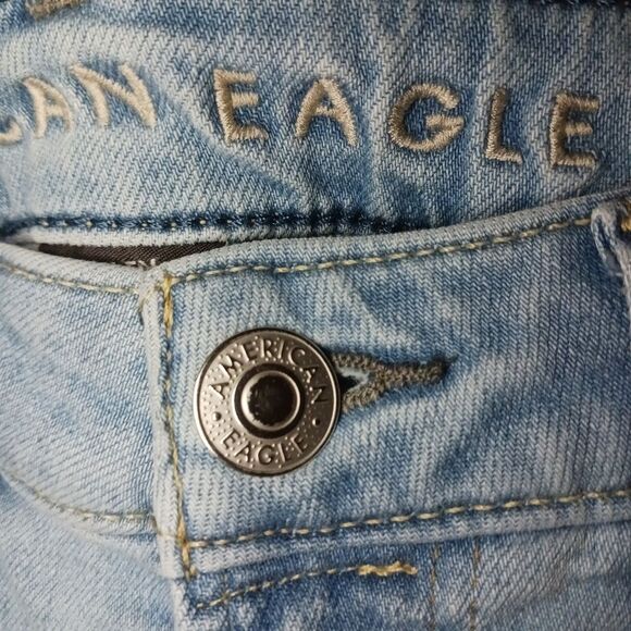 American Eagle Air Flex+ Jeans Boys Youth Unisex Size 29x30 Light Blue W… - Picture 4 of 8